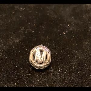 Pandora Vintage Initial Charm